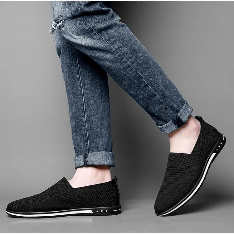 2023 Mens Fashion Male Loafers Light Flats Breathable Men Casual Shoes