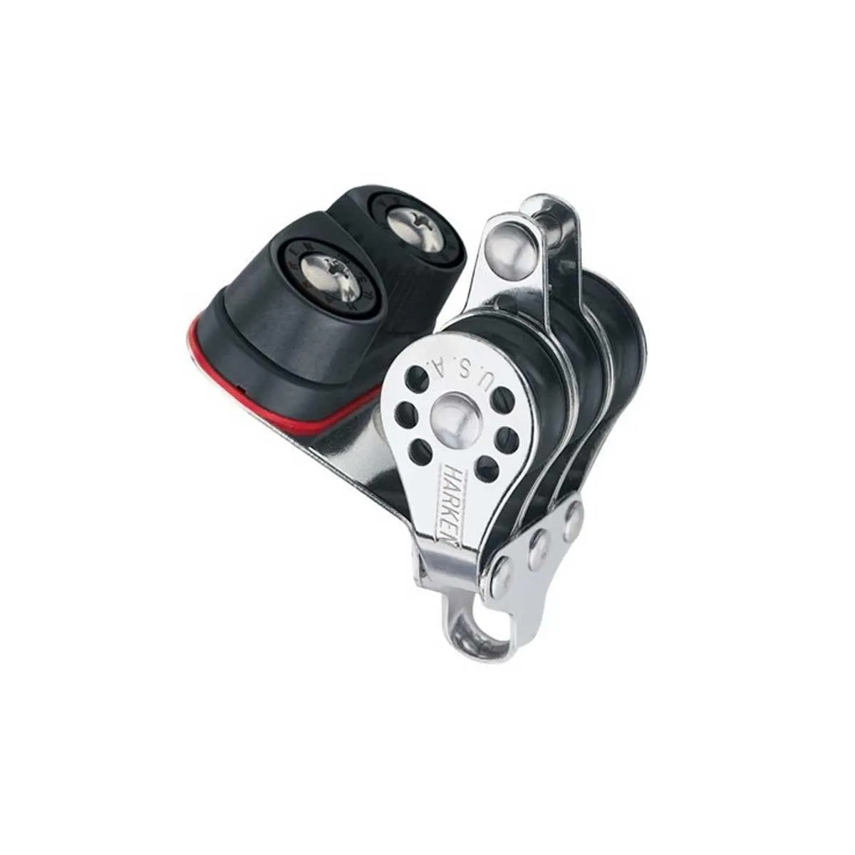 22mm Harken Triple Becket Block — Cam Cleat - 231