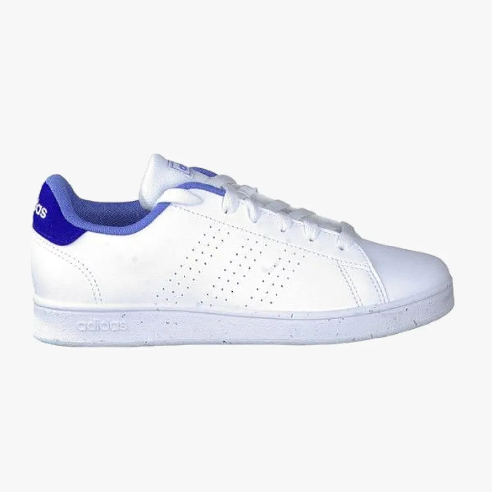 adidas Kids Advatage Court Sneaker White Blue