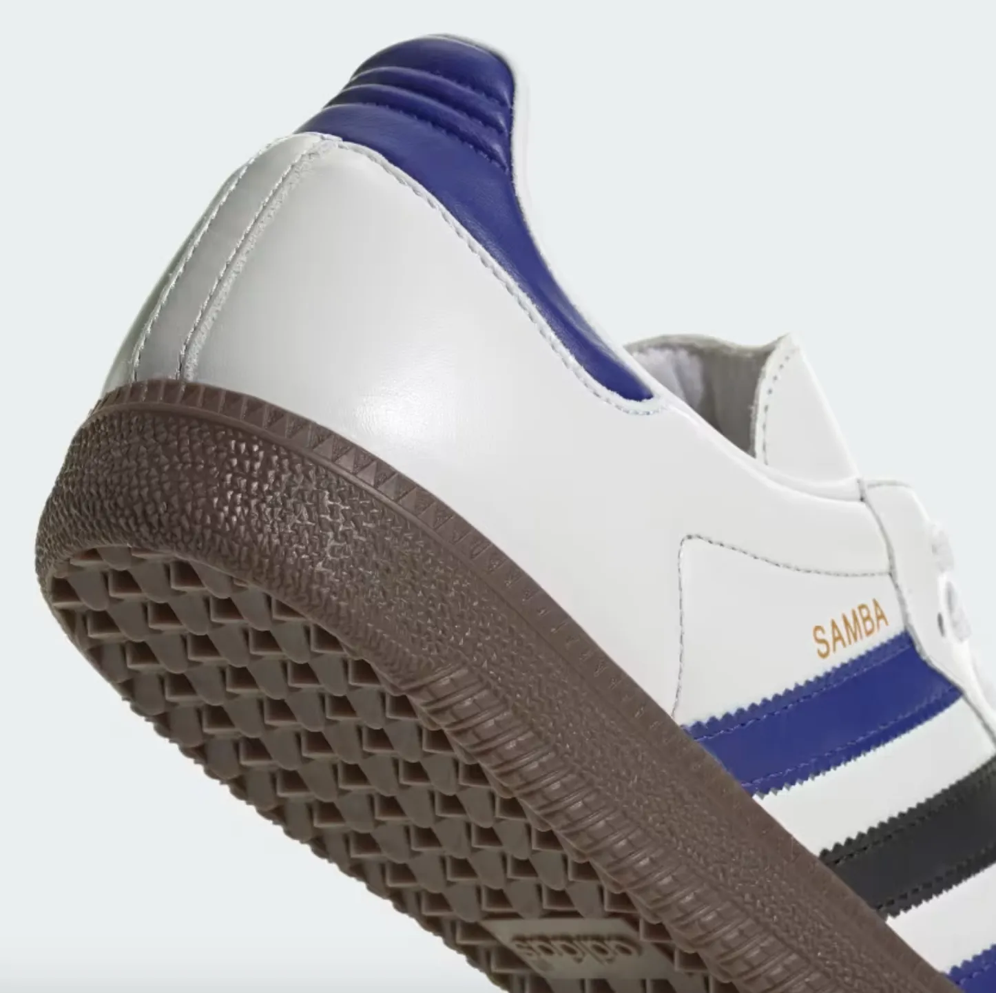 Adidas - Samba OG Crystal White / Active Blue / Matte Gold