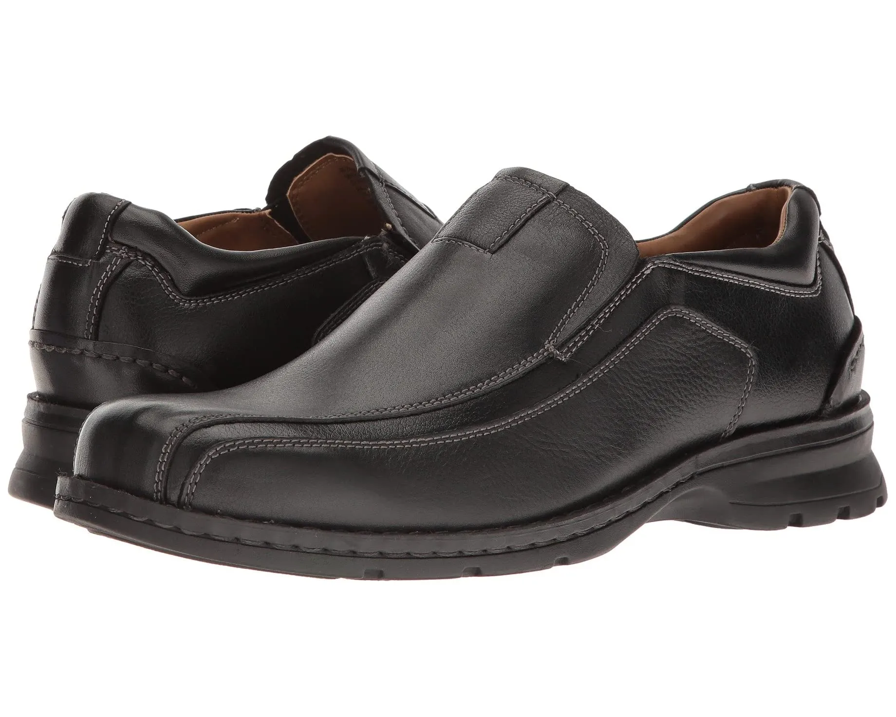 Agent Bike Toe Slip On Dockers Loafers, leather