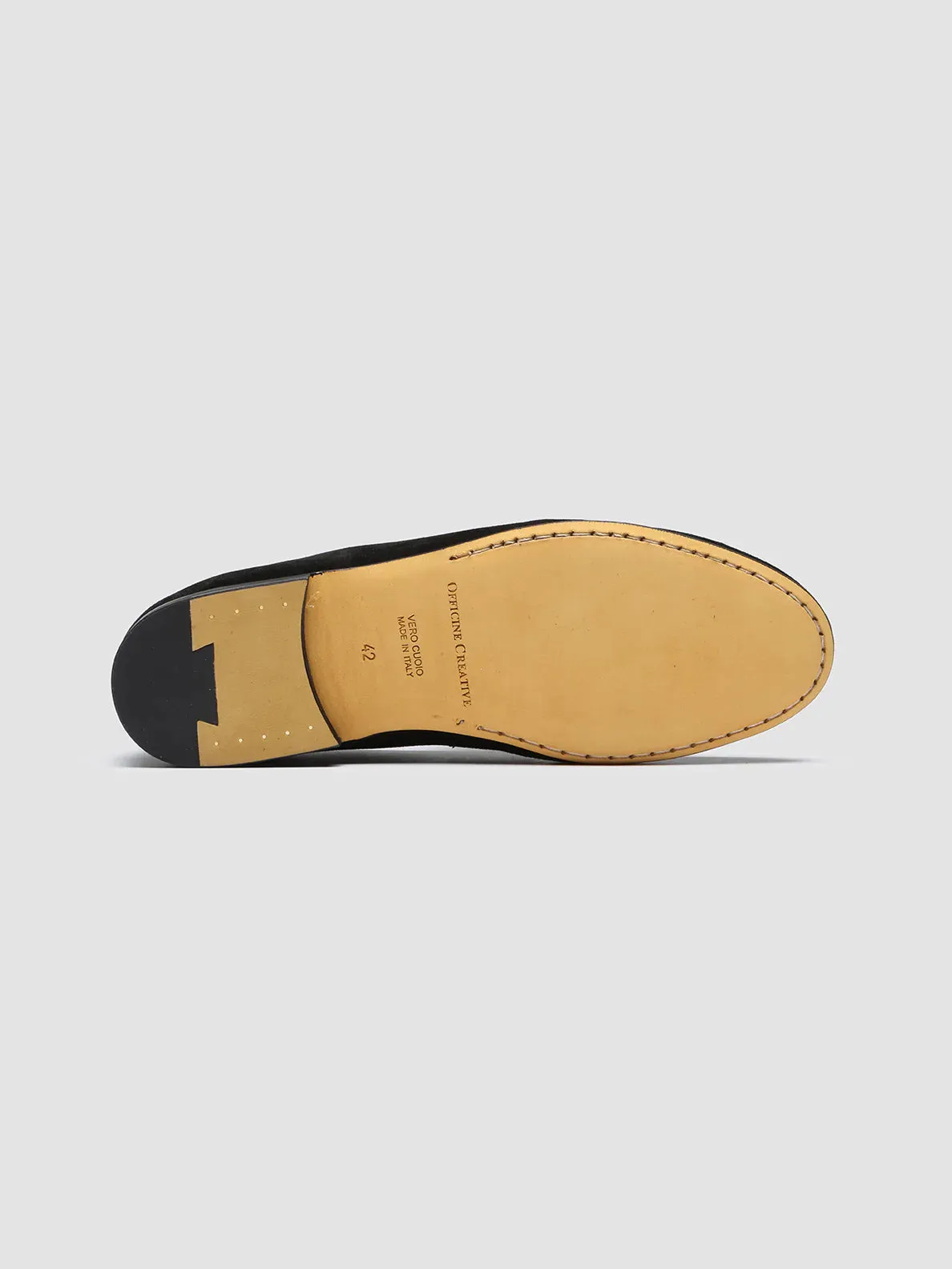 AIRTO 001 - Black Leather Penny Loafers