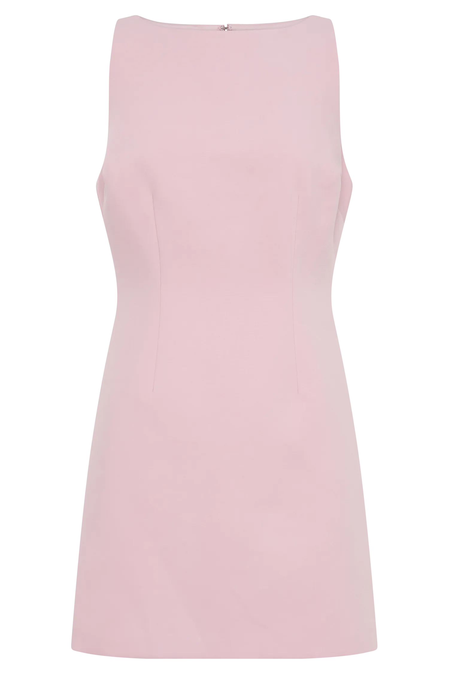 Angela Suiting Mini Dress - Baby Pink