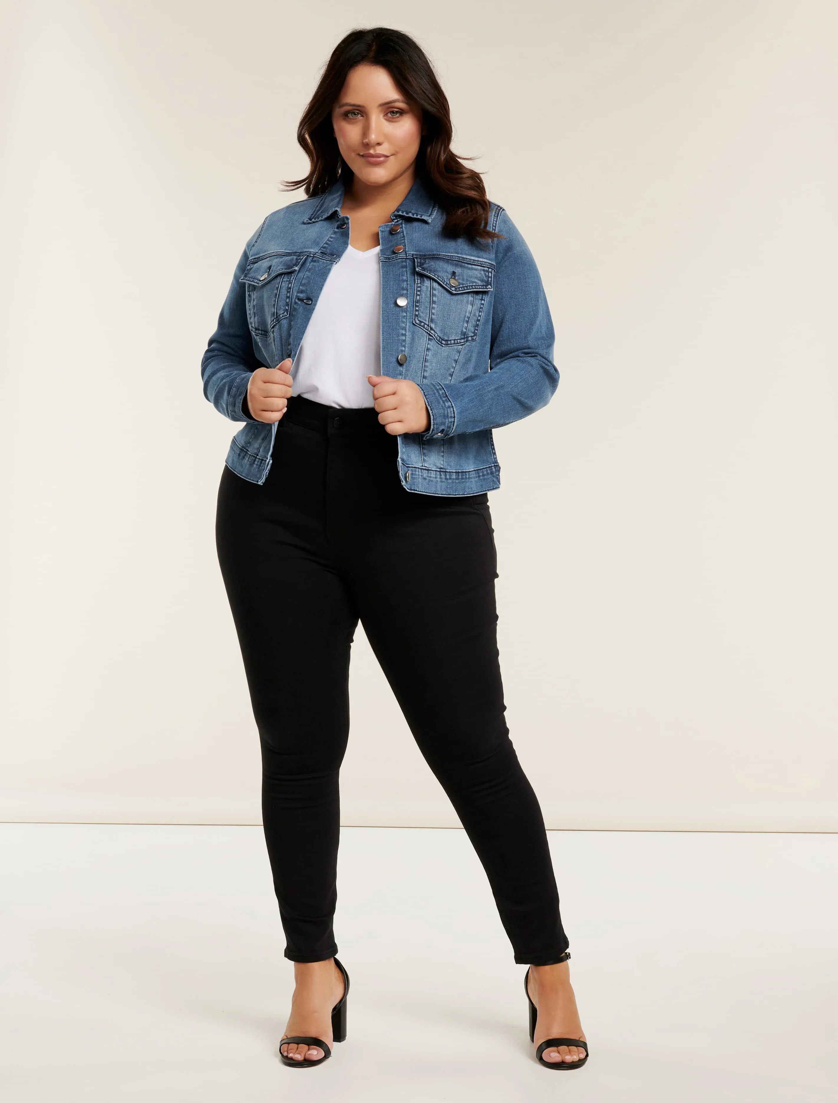 Annie Curve Denim Jacket