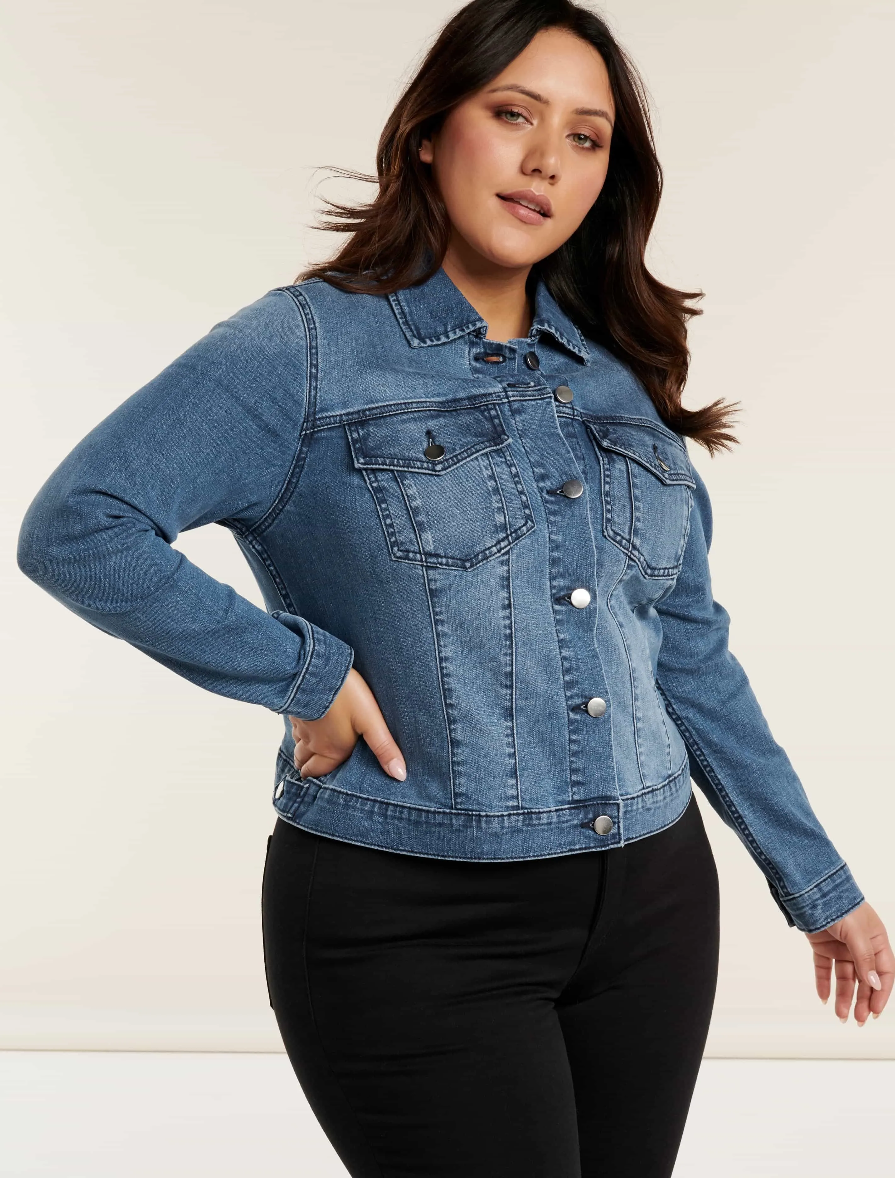 Annie Curve Denim Jacket