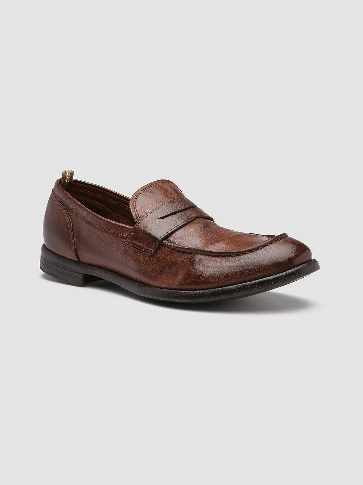 ARC 509 - Brown Leather Penny Loafers