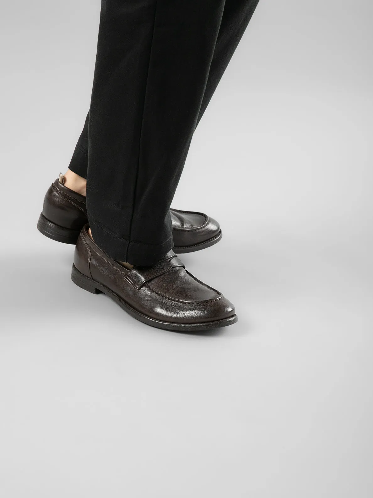 ARC 509 - Brown Leather Penny Loafers