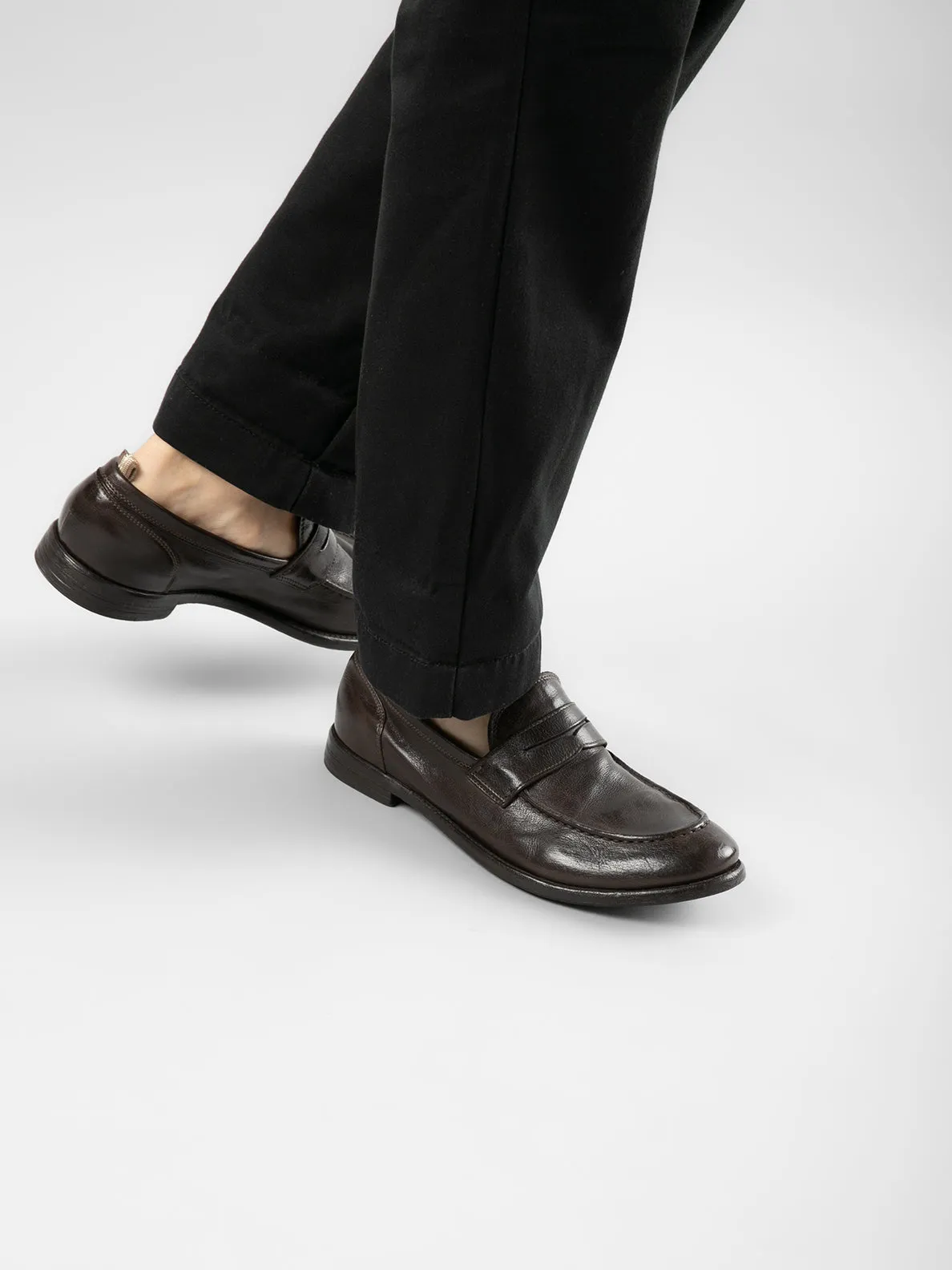 ARC 509 - Brown Leather Penny Loafers