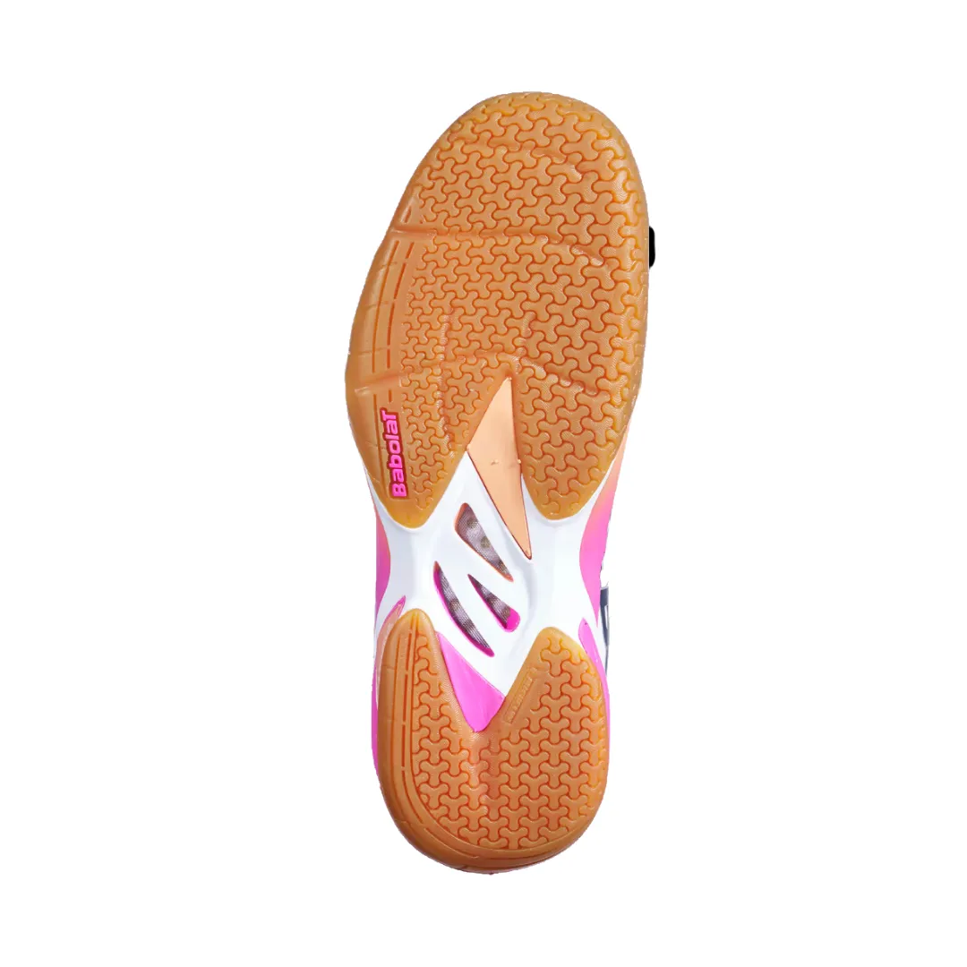 Babolat Shadow Tour Women's Badminton Shoes - White/Pink