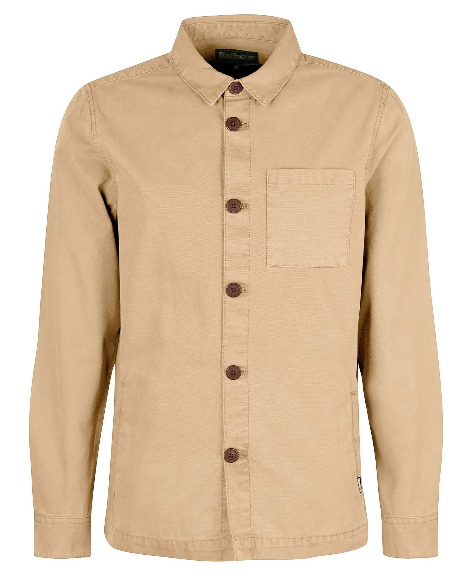 Barbour - Washed Overshirt, Washed Stone