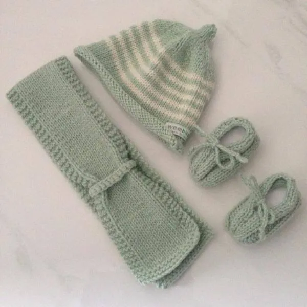 Beanie, Scarf & Loafers Set