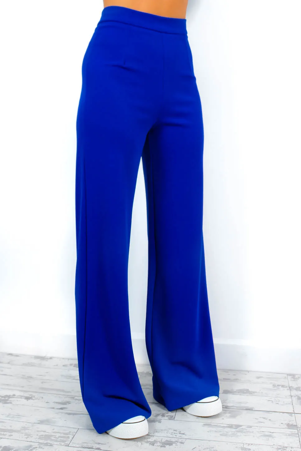 Big Ambitions - Cobalt Wide Leg Trousers