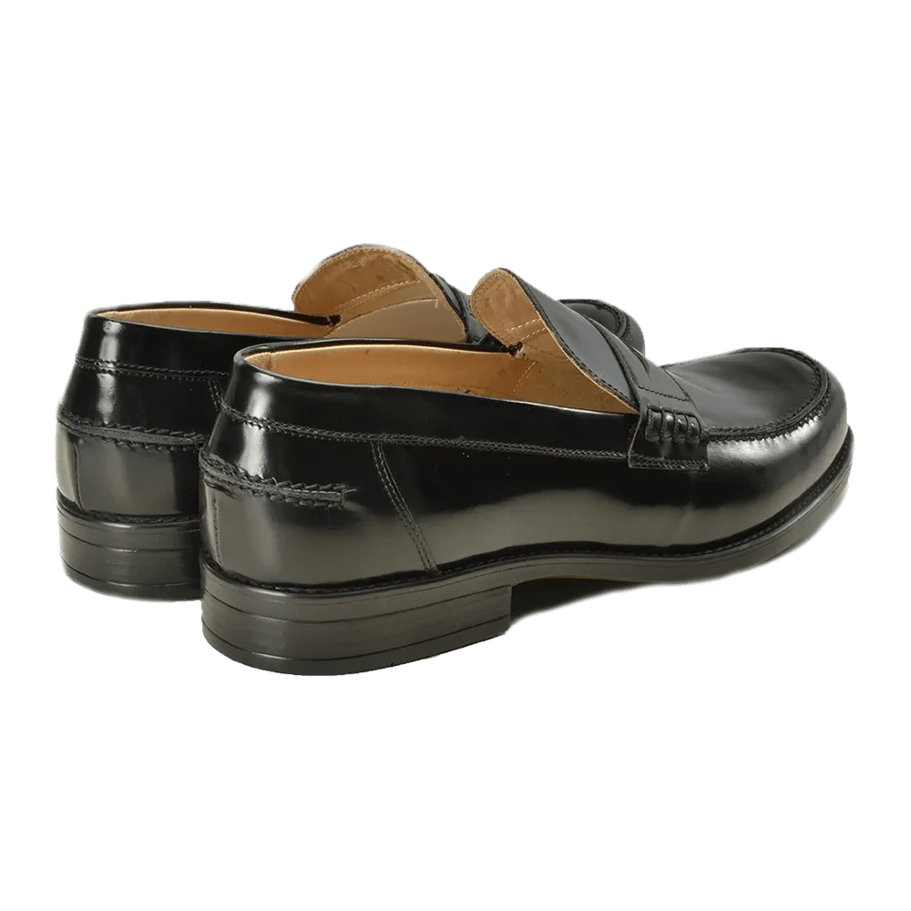 Black Leather Loafers