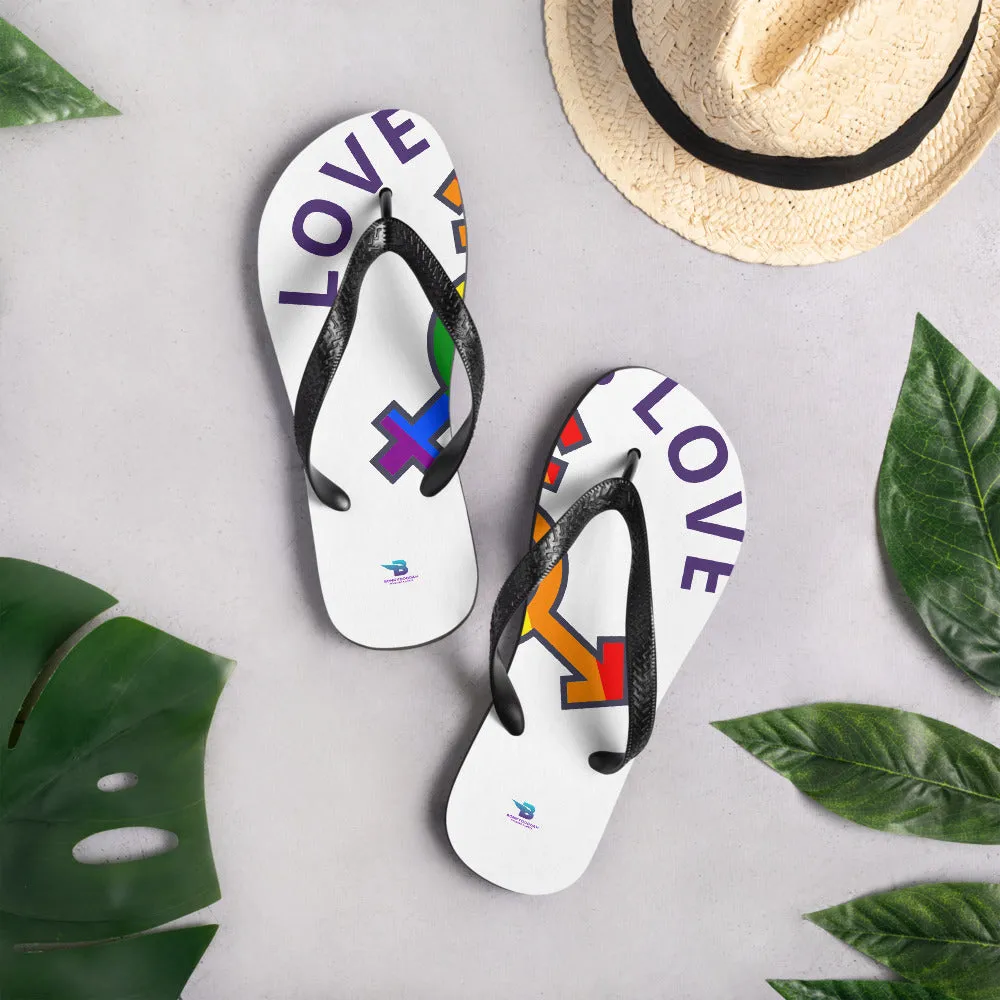 Bonky Love Is Love Unisex Slides