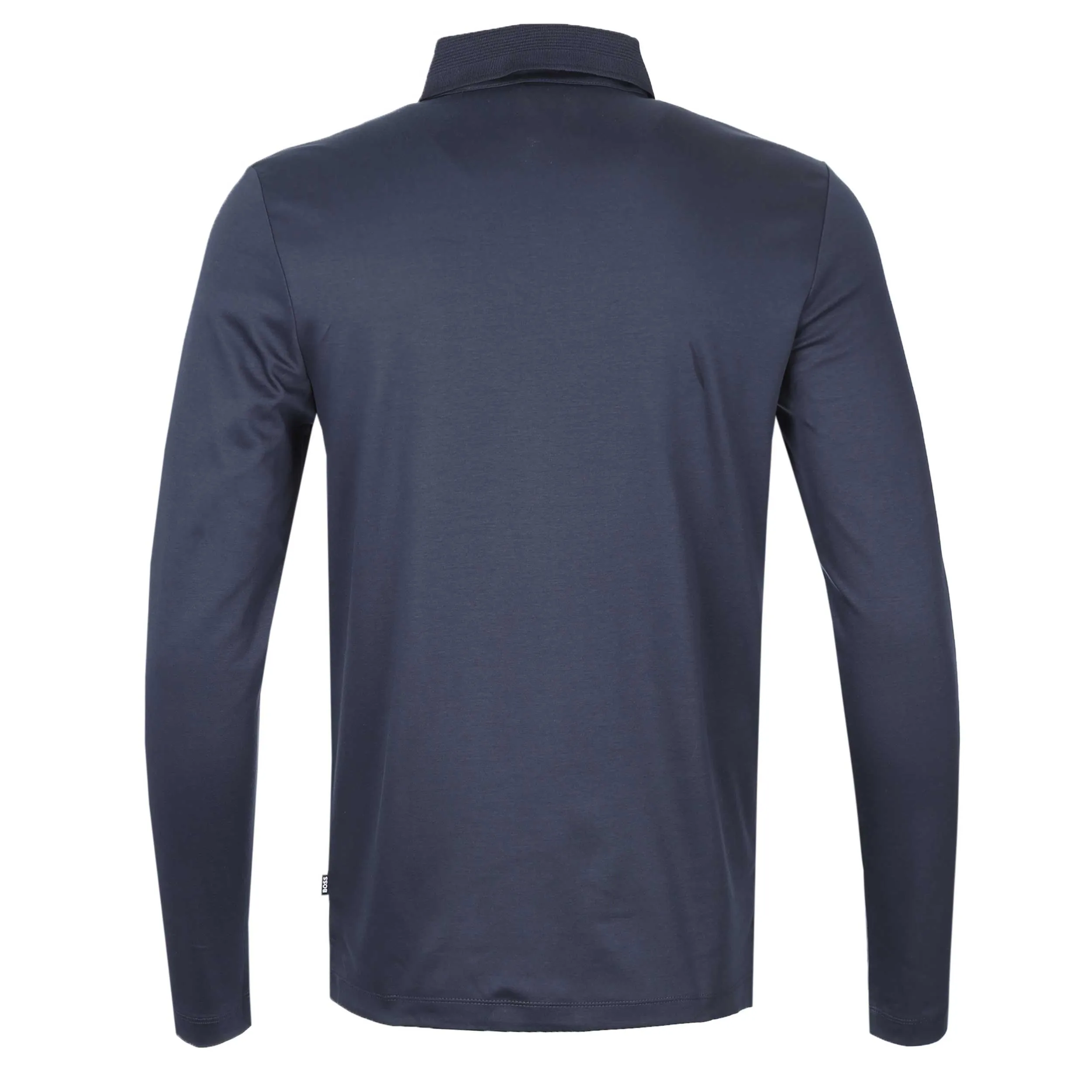 BOSS Pado 08 LS Polo Shirt in Navy