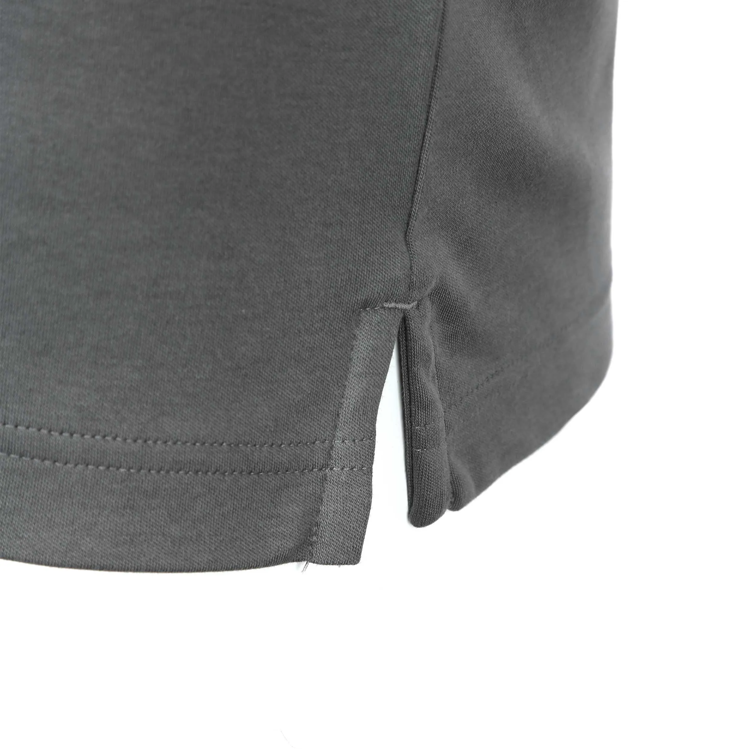 BOSS Pirol Long Sleeve Polo Shirt in Dark Grey