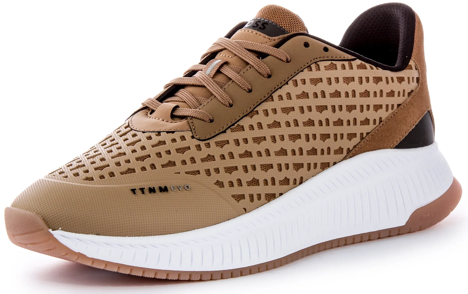 Boss Ttnm Evo Runner In Tan For Men