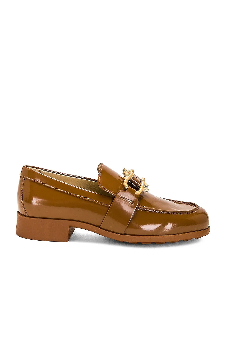 Bottega Veneta Madame Loafers, Cognac