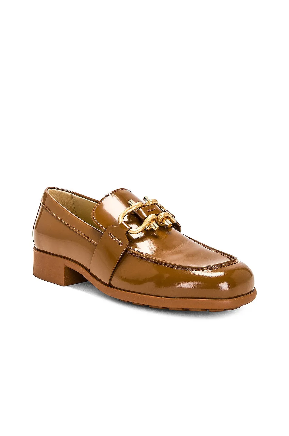 Bottega Veneta Madame Loafers, Cognac