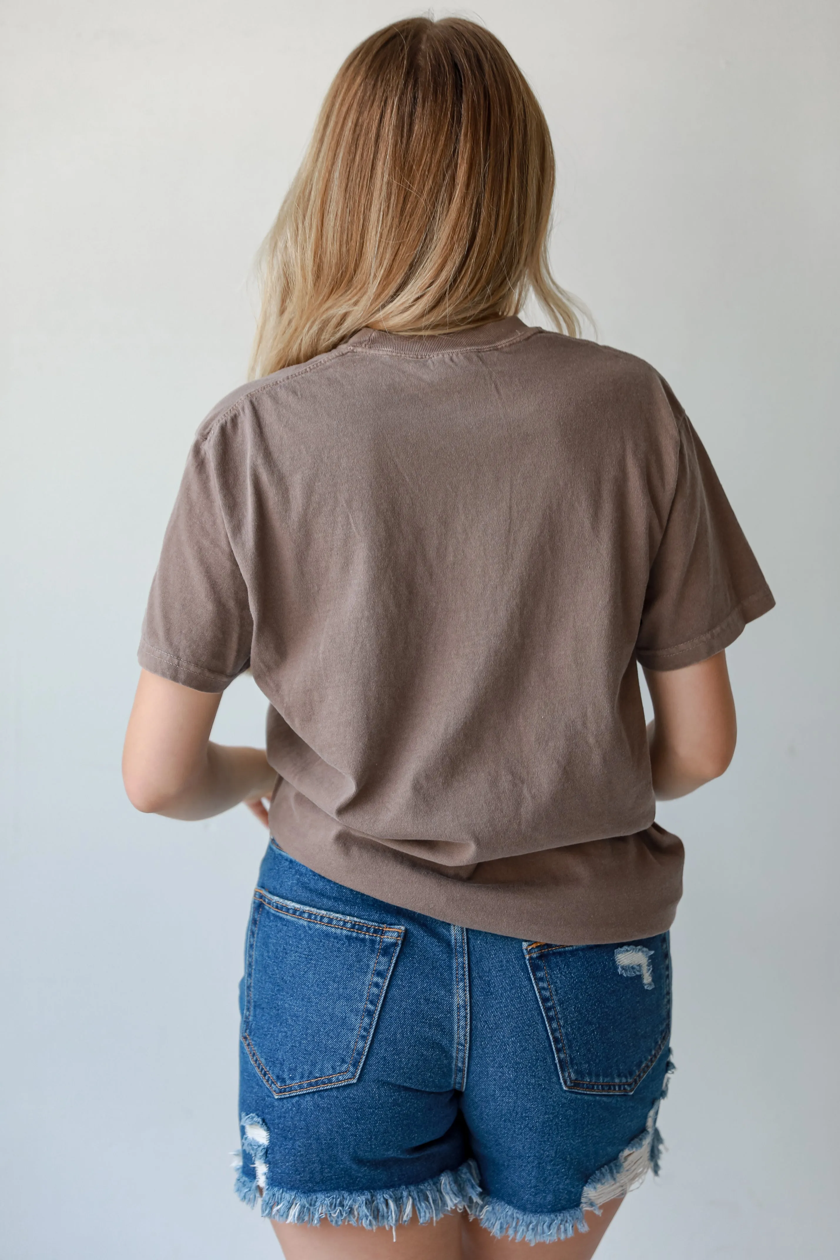 Brown Dahlonega Georgia Block Letter Tee