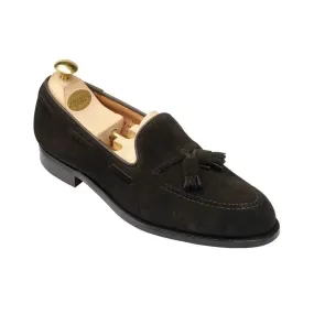 Cavendish Black Suede Tassel Loafer