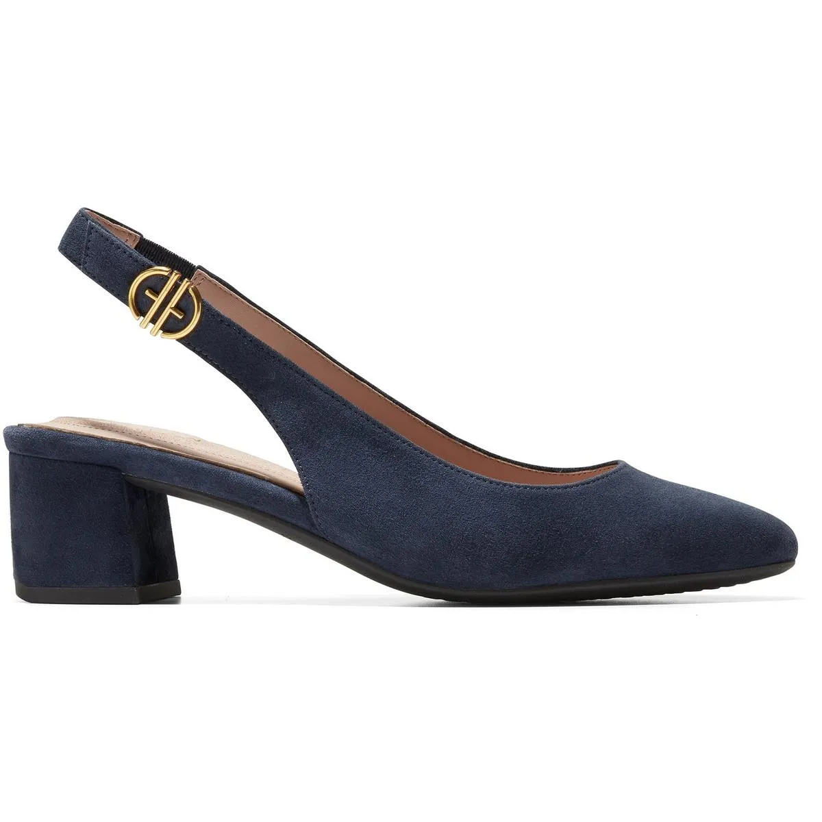 Cole Haan Womens Go-to Suede Slingback Pumps