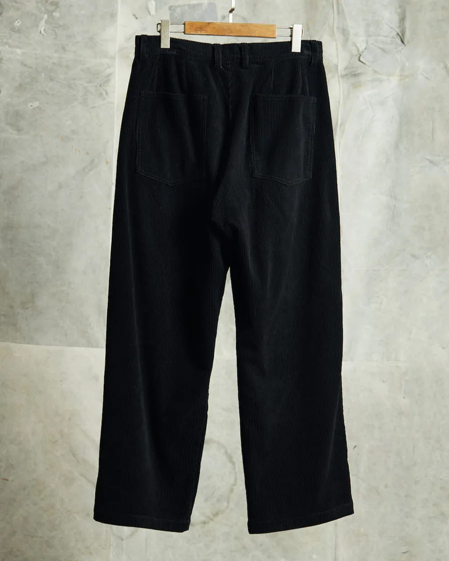 Cord Loose Straight Trousers