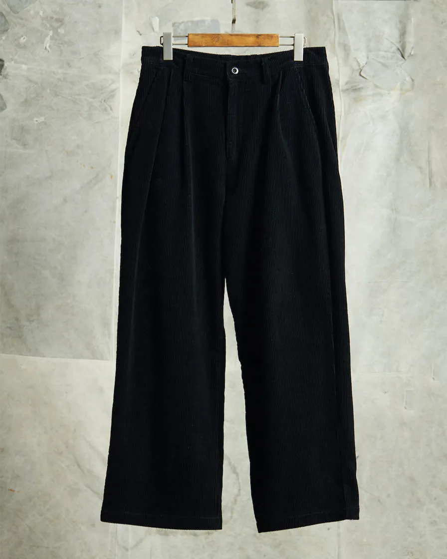 Cord Loose Straight Trousers