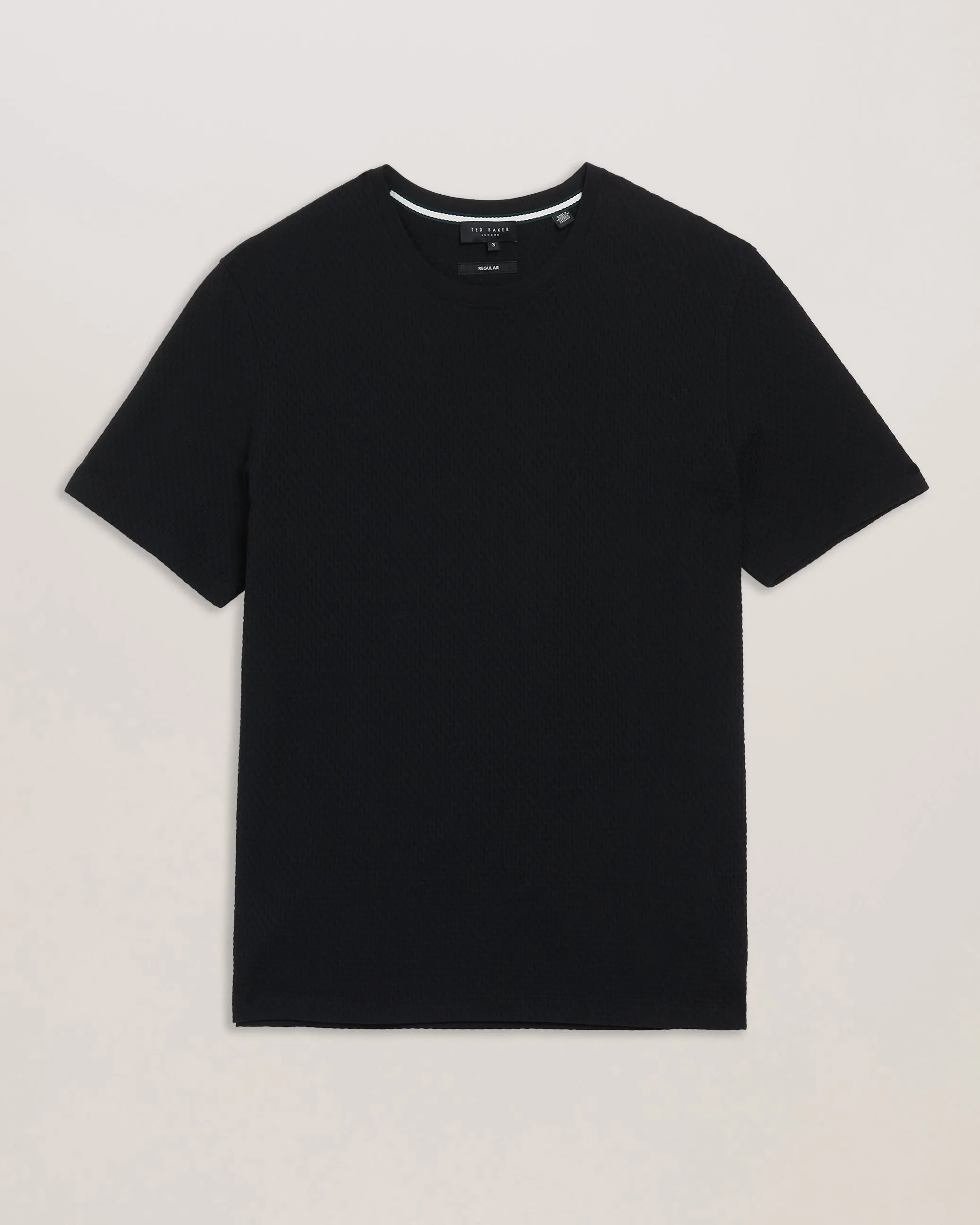 Curlys Ss Regular Textured T-Shirt Black