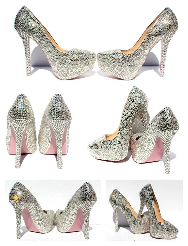 Custom Swarovski Crystal Heel (Your Color Choice!)