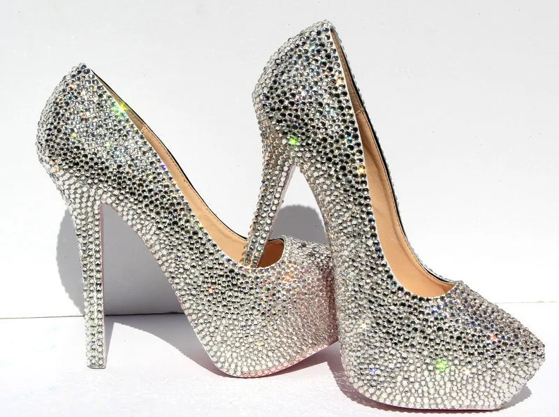 Custom Swarovski Crystal Heel (Your Color Choice!)