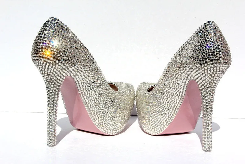 Custom Swarovski Crystal Heel (Your Color Choice!)