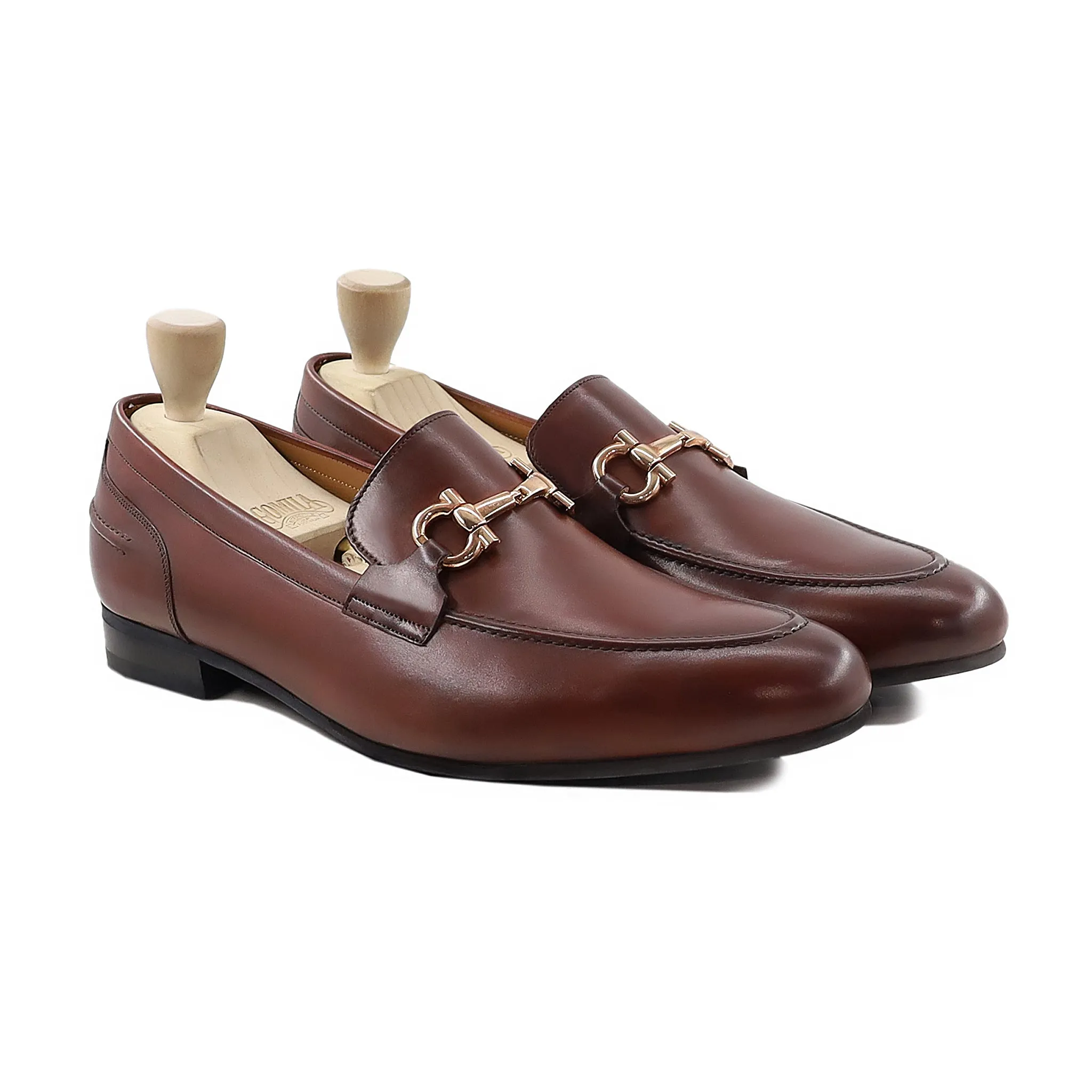 Danica - Men's Reddish Brown Calf Leather Loafer