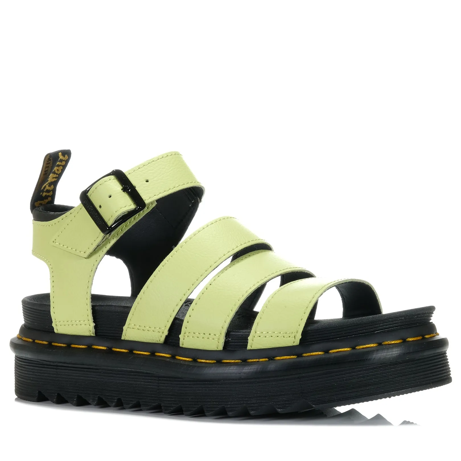 Dr Martens Blaire 3 Strap Lime Green Anthena