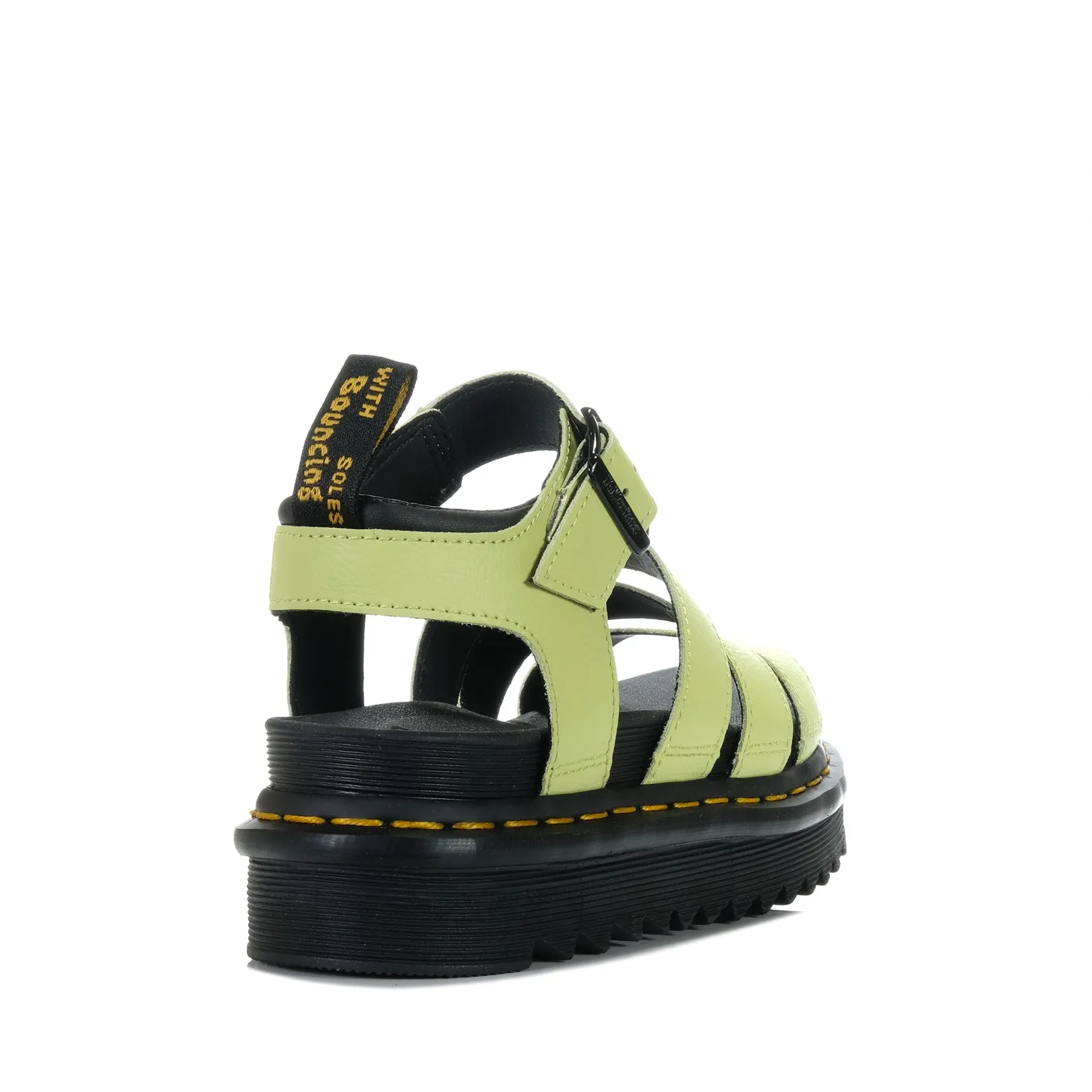 Dr Martens Blaire 3 Strap Lime Green Anthena