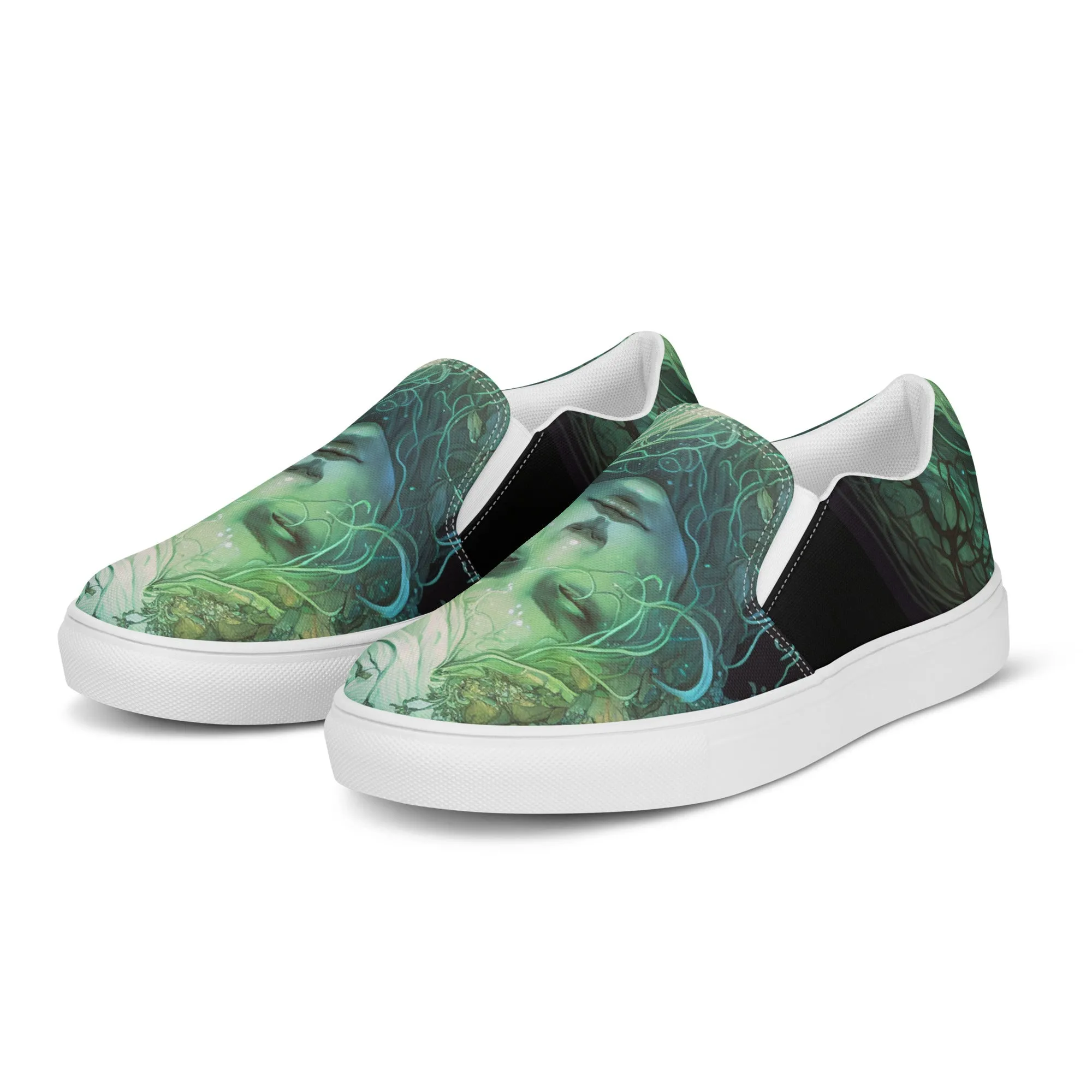 Earth Goddess #2 Men’s slip-on Slides canvas shoes