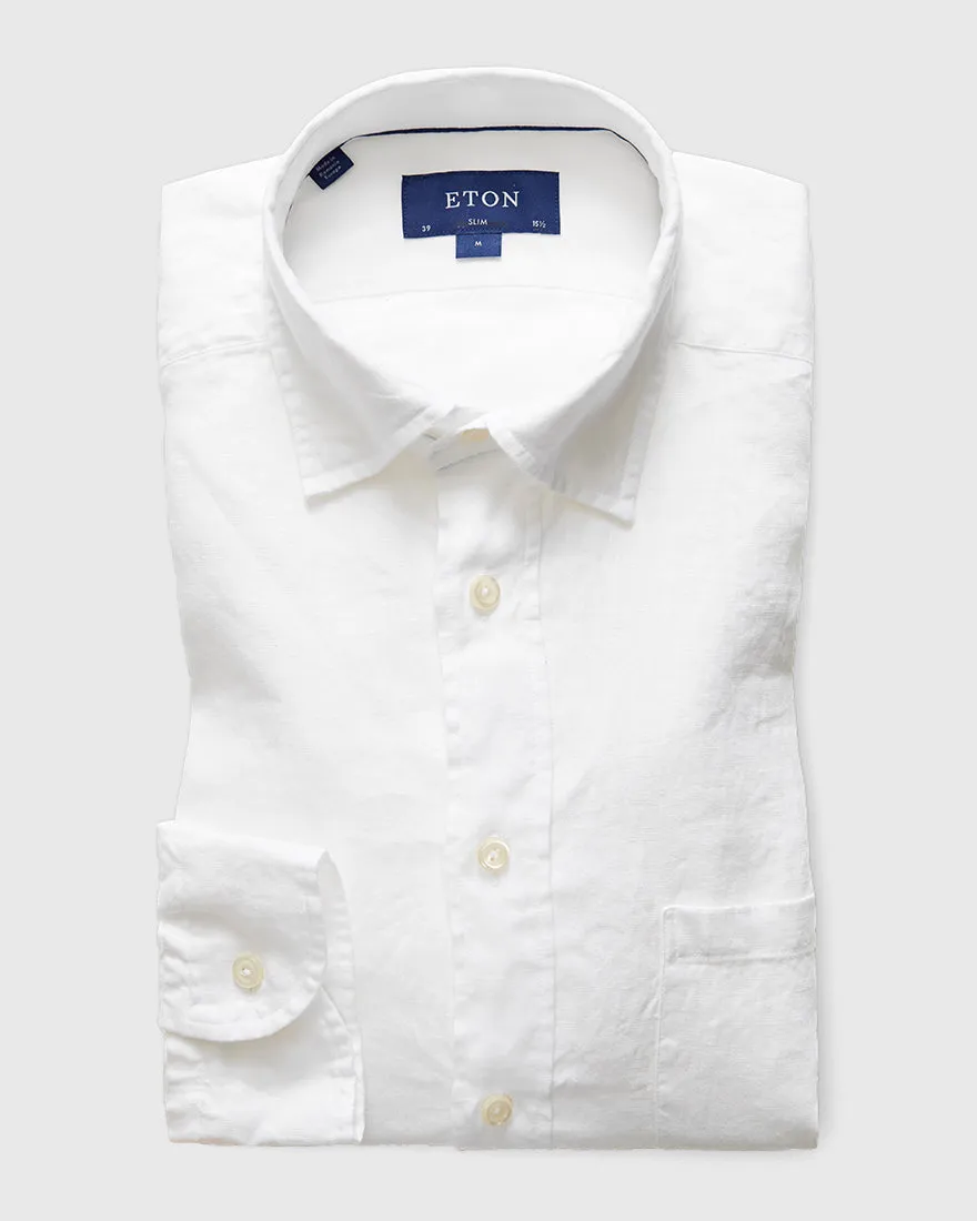 ETON 02526362800 WHITE SLIM SC SHIRT