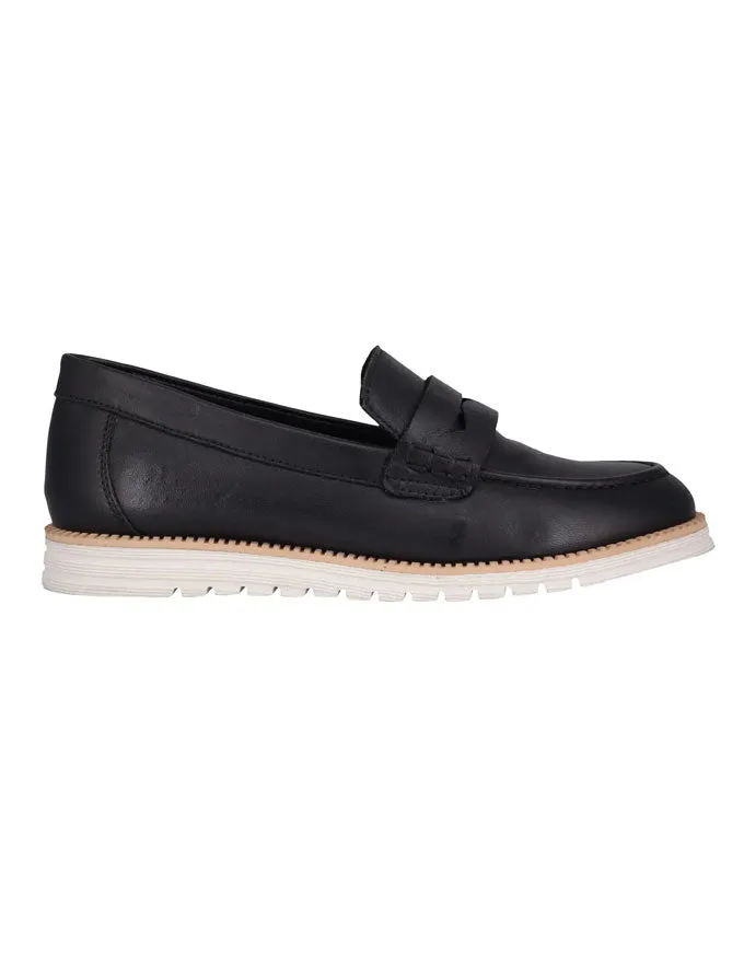 Evelyn Loafers Black Leather