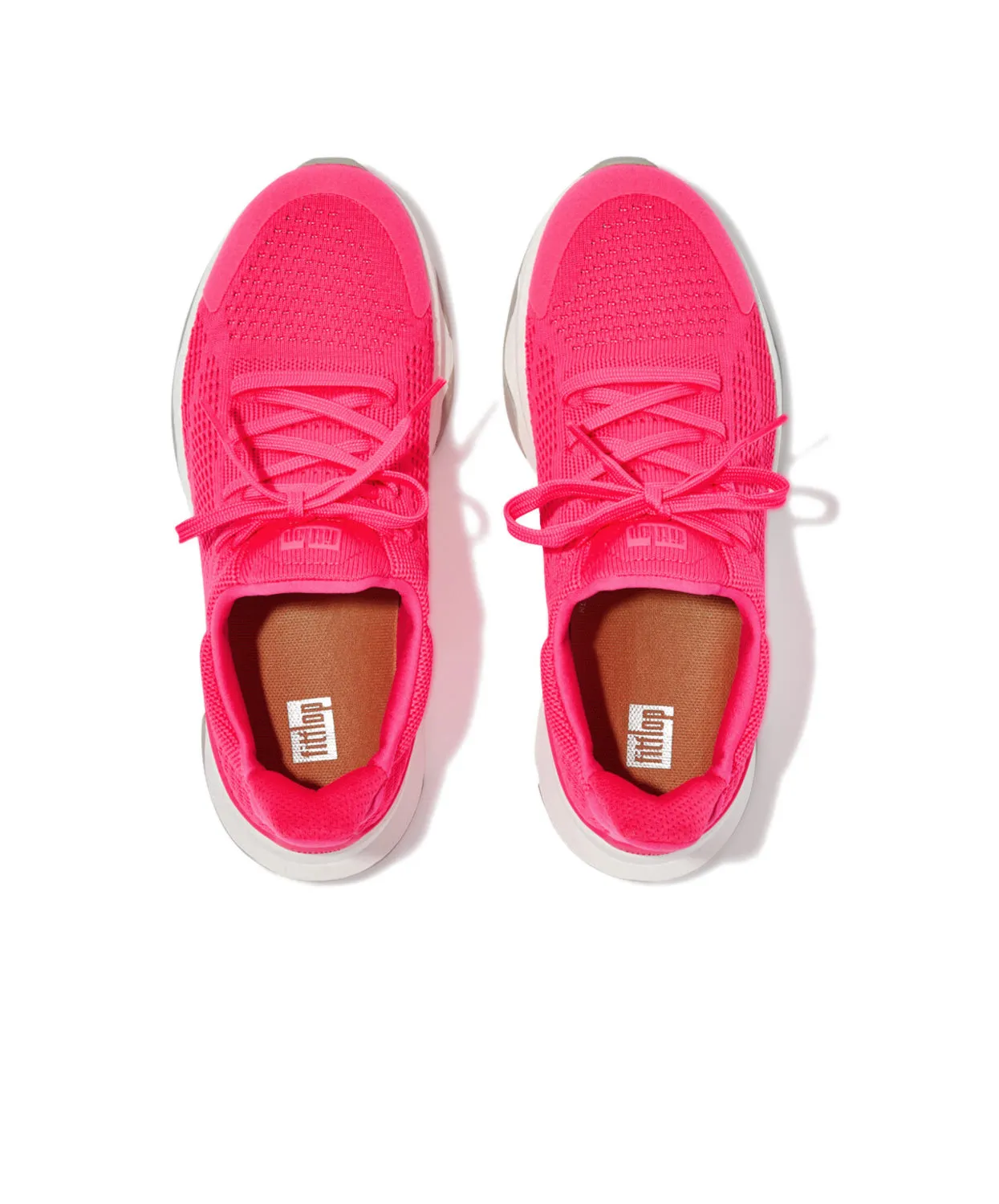 FitFlop Vitamin FFX Knit Sports Pop Pink Sneakers