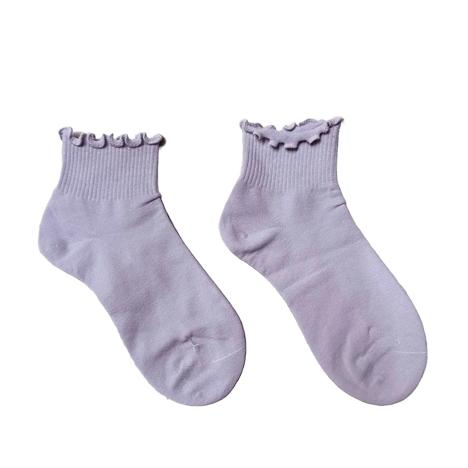 FLOOF Women's For The Frill 2.0 Sock in Light Purple