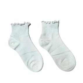 FLOOF Women's For The Frill 2.0 Sock in White