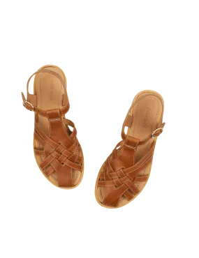 Florence Sandal - Cognac