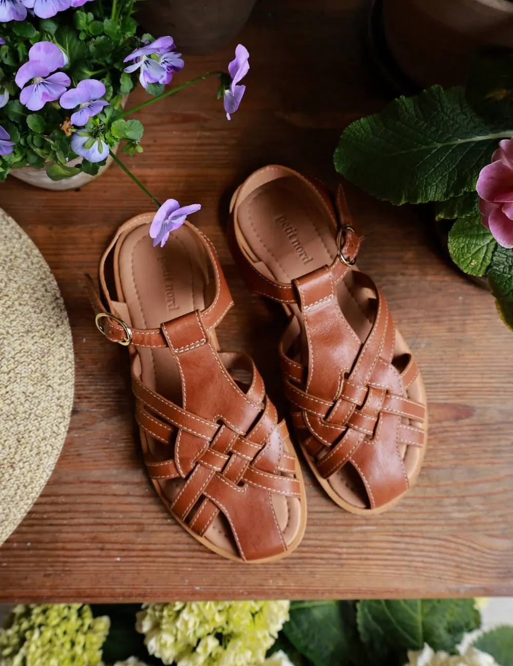 Florence Sandal - Cognac