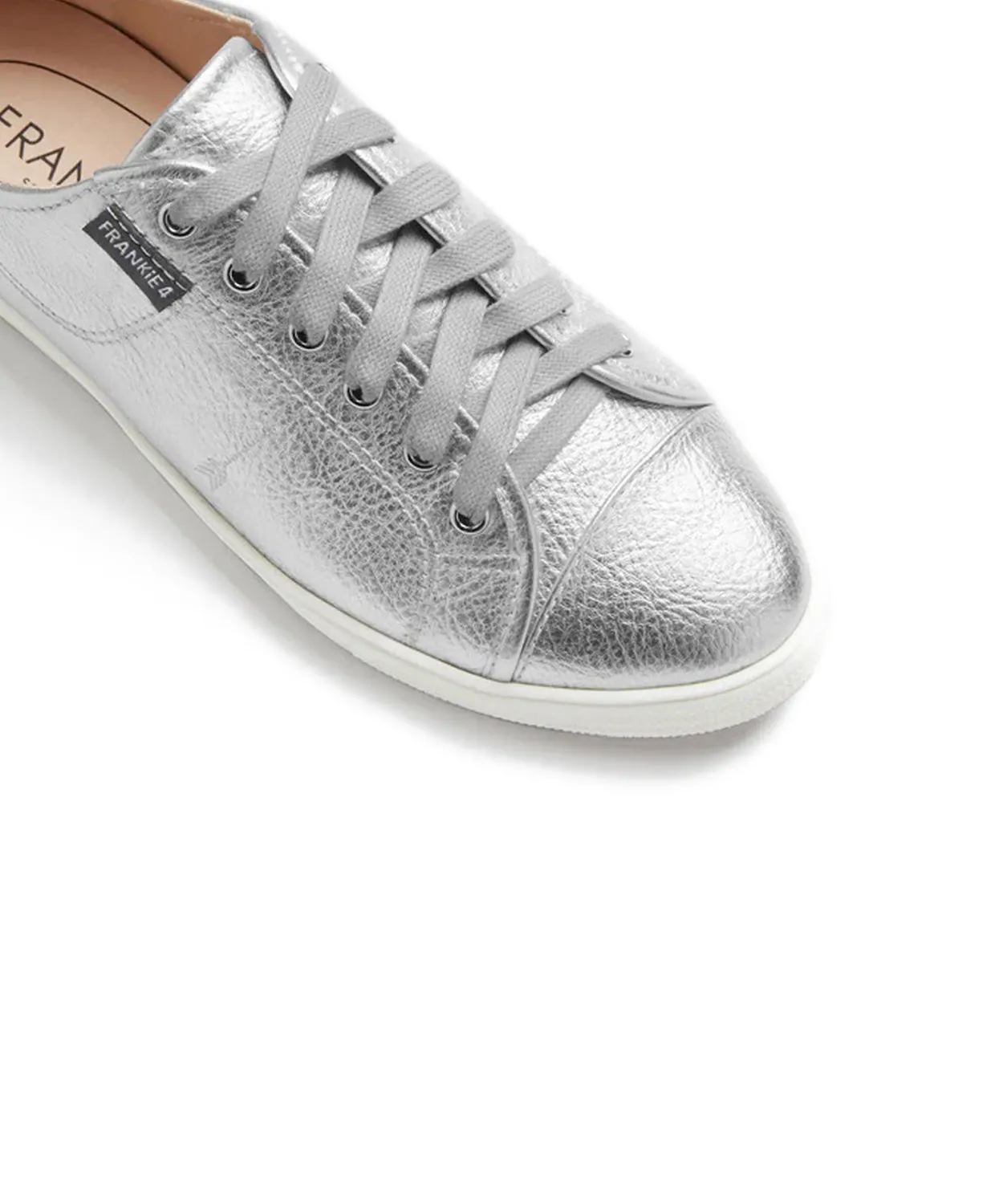 FRANKIE4 Nat II Silver Tumbled Sneakers