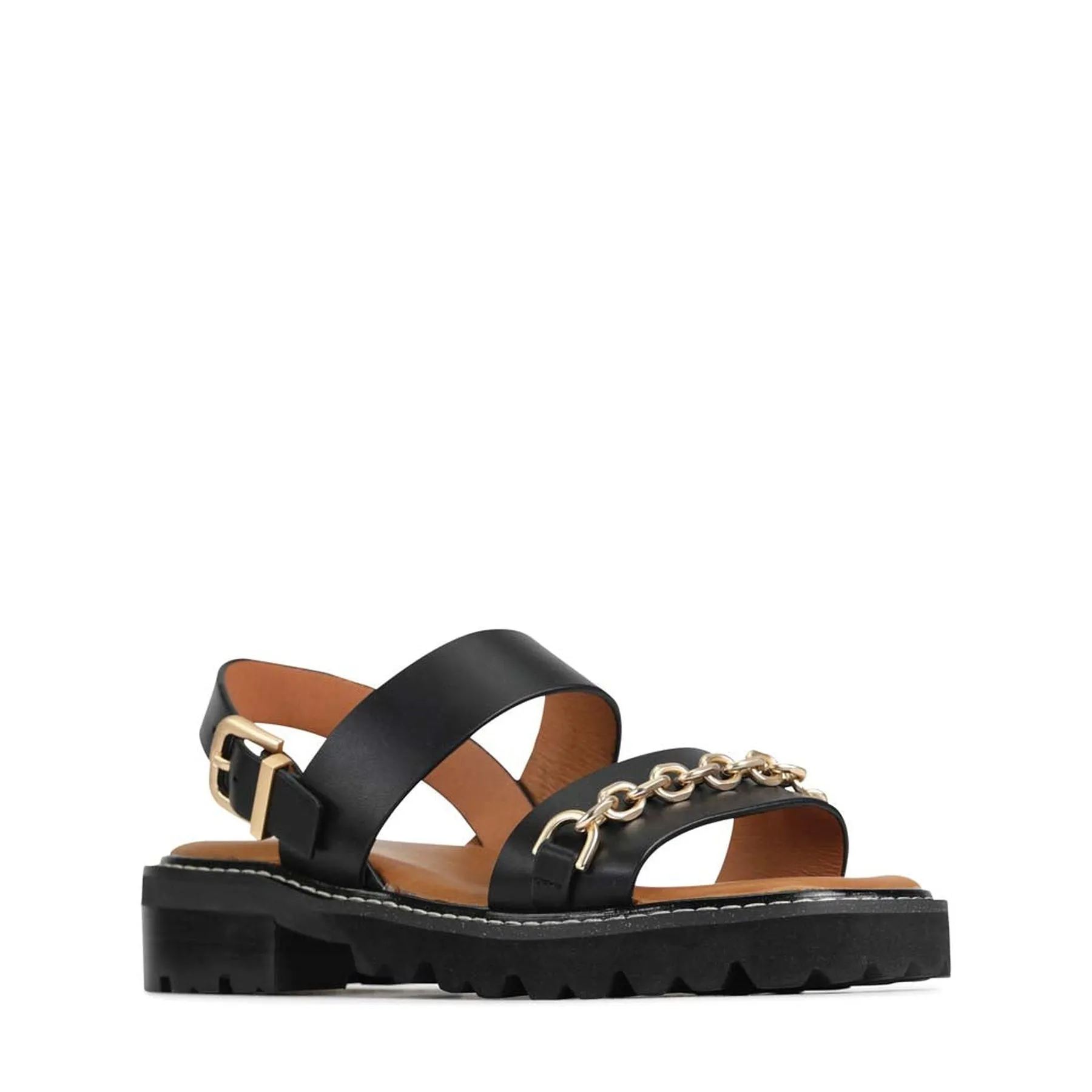 GIL SLING-BACK SANDALS LEATHER