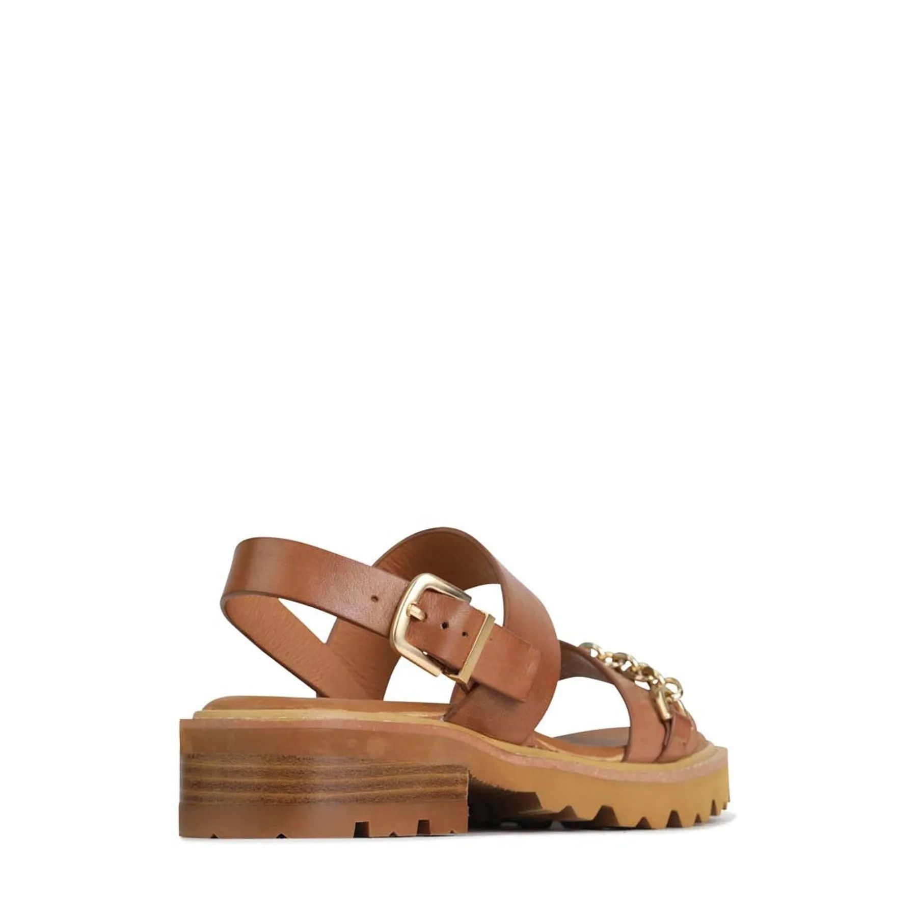 GIL SLING-BACK SANDALS LEATHER