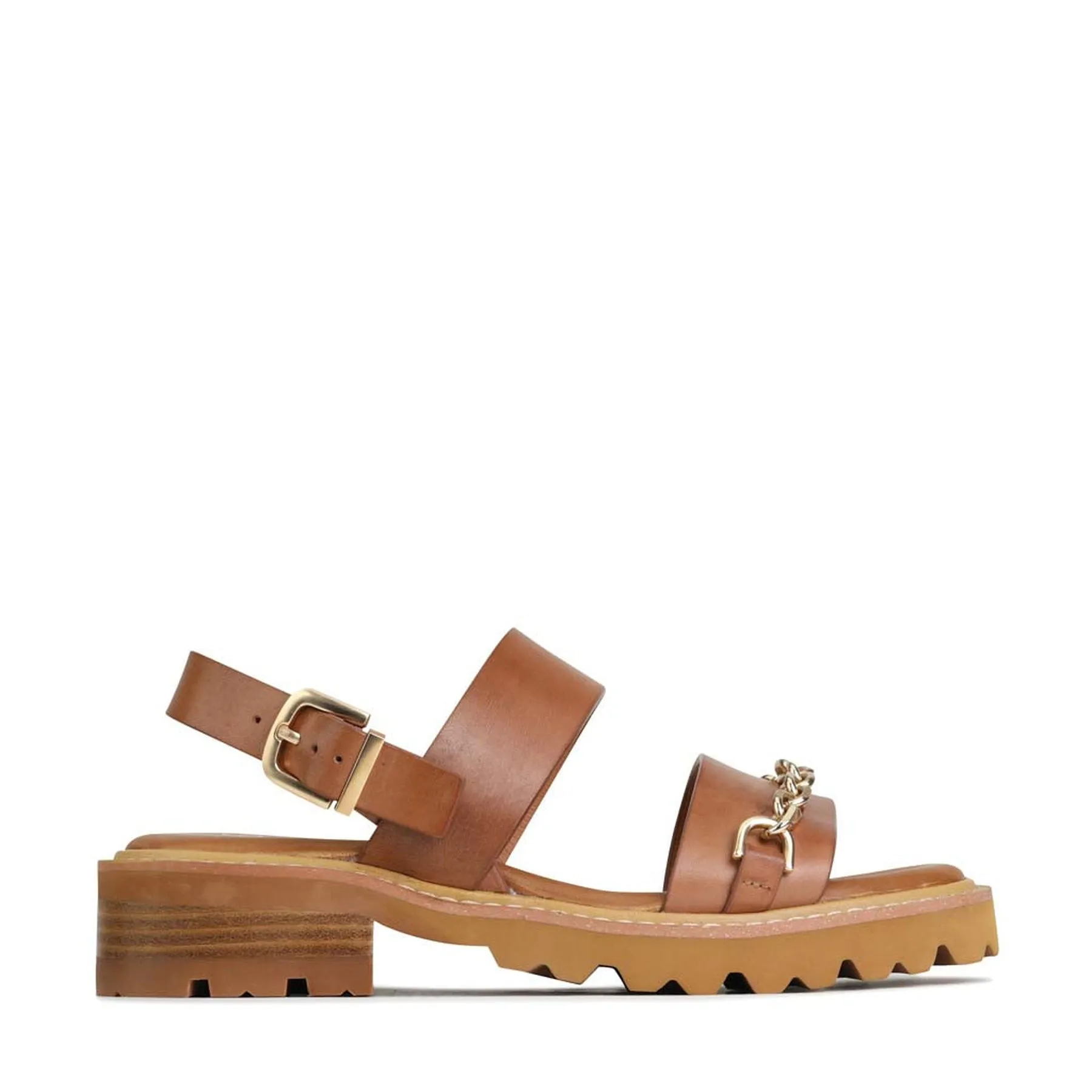 GIL SLING-BACK SANDALS LEATHER