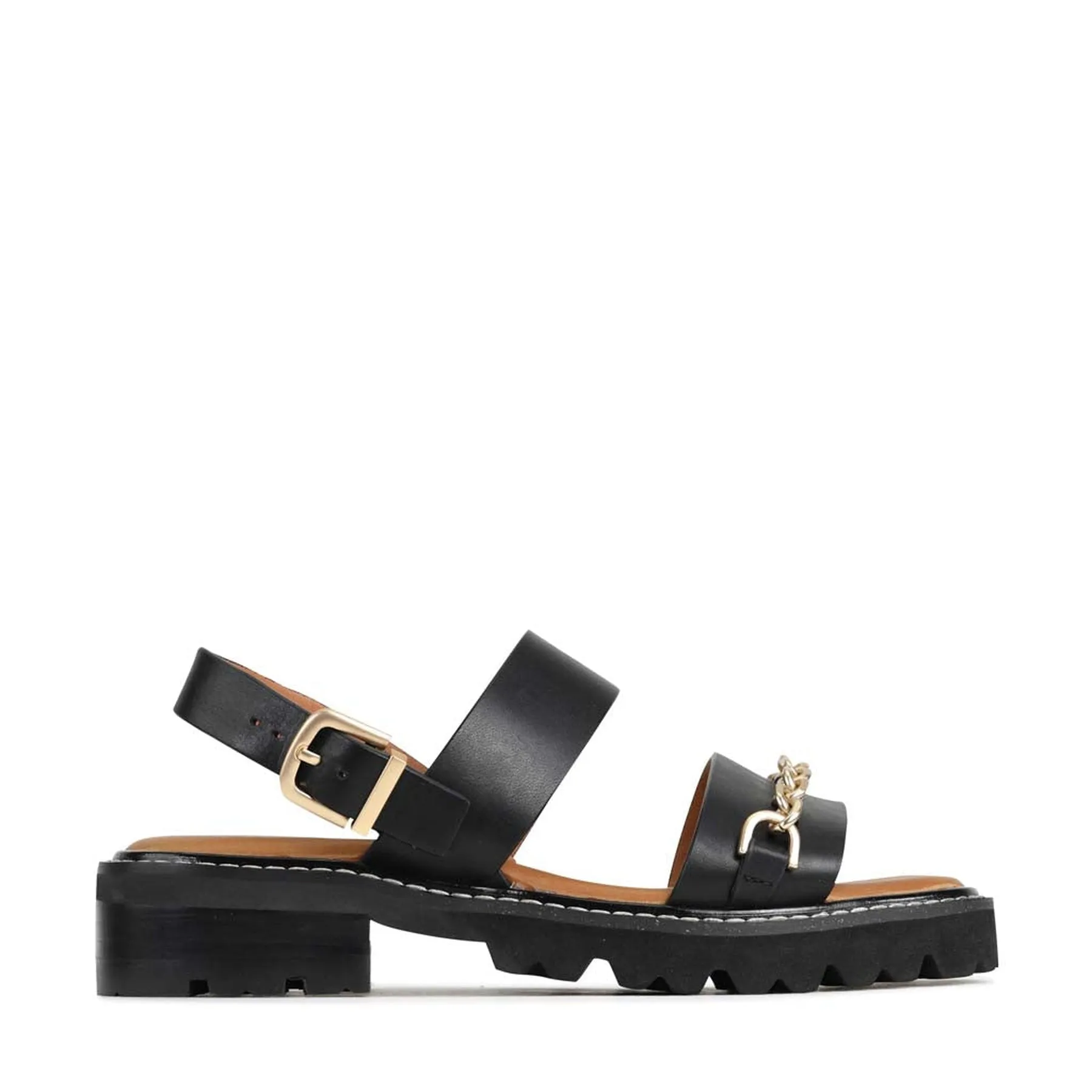 GIL SLING-BACK SANDALS LEATHER