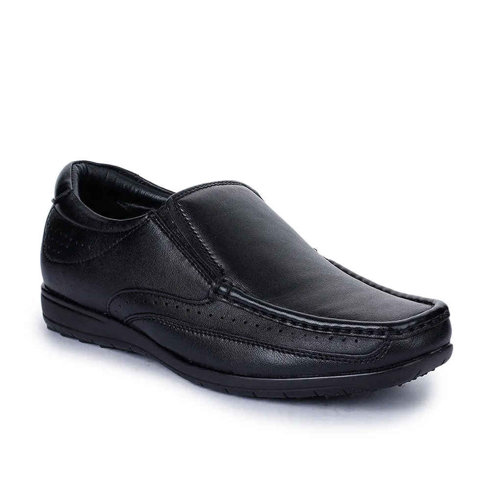 Healers Formal (Black) Slip-On Loafers Shoes For Men FL-1415 By Liberty