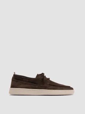 HERBIE 009 - Brown Suede Low Top Sneakers